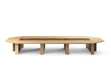 METEORA - Wooden meeting table by i 4 Mariani - view 2